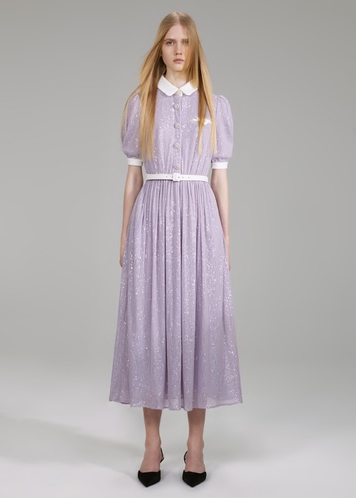 [SELF-PORTRAIT] Sequin Midi Dress